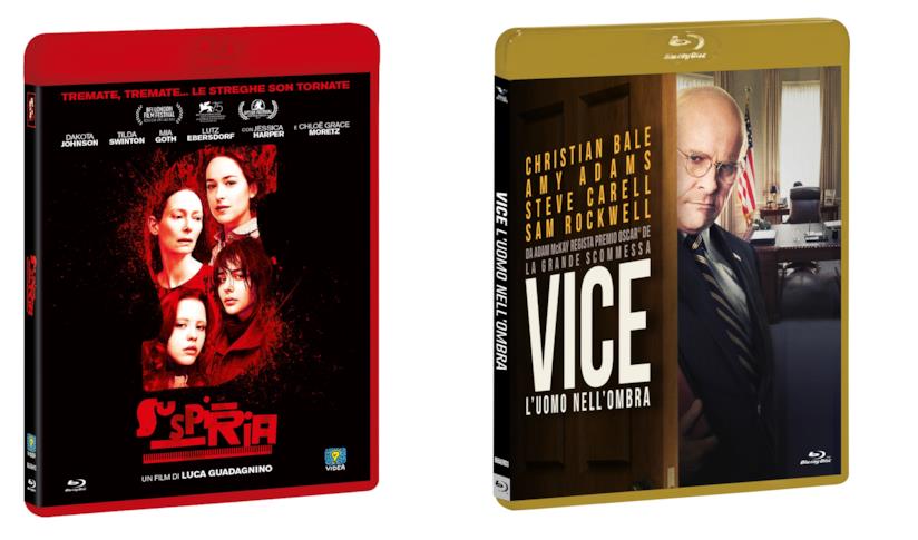 Le novità Home Video di Eagle Pictures per aprile 2019 Suspiria e Vice - L'uomo nell'ombra in uscita in Home Video
