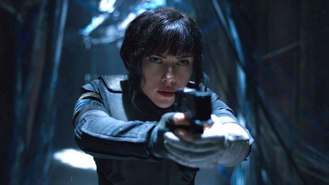 L?attrice americana Scarlett Johansson Scarlett Johansson in Ghost in the Shell
