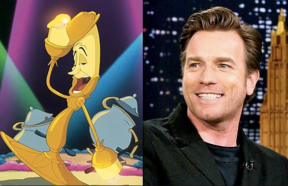 Ewan McGregor non è soddisfatto della propria performance Un collage tra Ewan McGregor e Lumière
