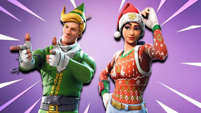 Fortnite, un nuovo costume da elfa appare sull'account Instagram del videogame Alcuni costumi natalizi di Fortnite