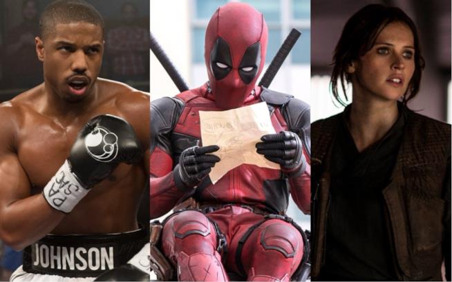 La Top 20 del 2016: ecco i film più belli usciti nel corso dell'anno Micheal B. Jordan, Ryan Reynolds e Felicity Jones nella cover