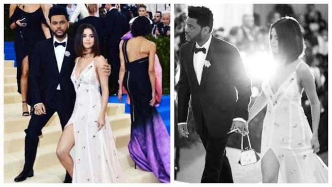 Selena Gomez e The Weeknd ricevono l'approvazione della madre di lei Selena Gomez e The Weeknd insieme al Met Gala 2017