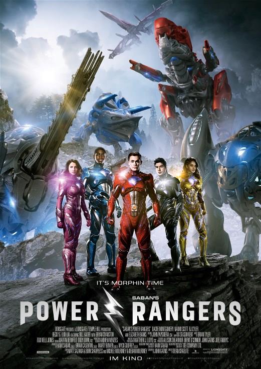 Power Rangers, il poster del reboot Poster internazionale del film Power Rangers