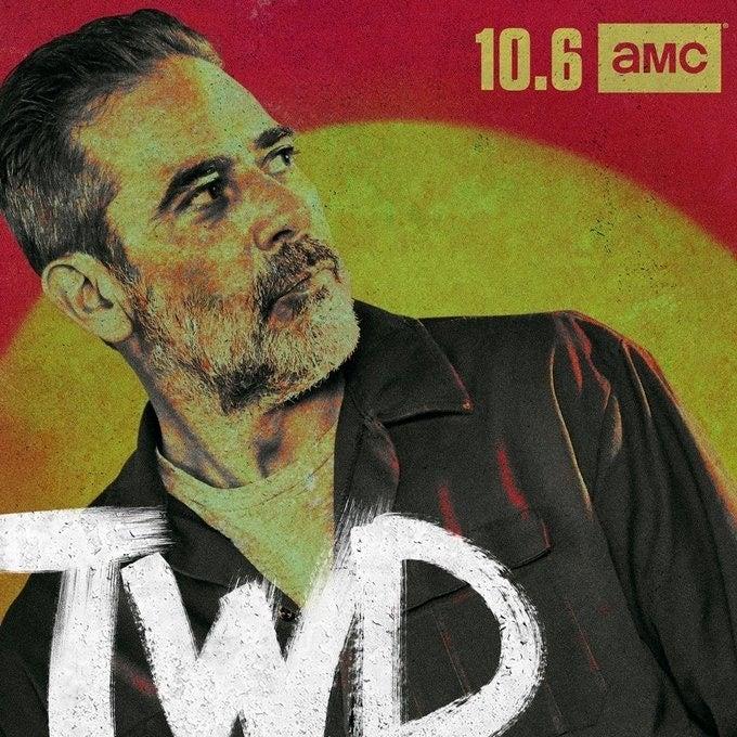 The Walking Dead 10: Negan nel suo character poster The Walking Dead 10: il character poster dedicato a Negan