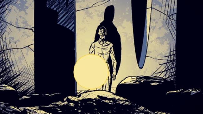 L'Ombra Venuta Dal Tempo, la recensione Il protagonista in una vignetta del fumetto