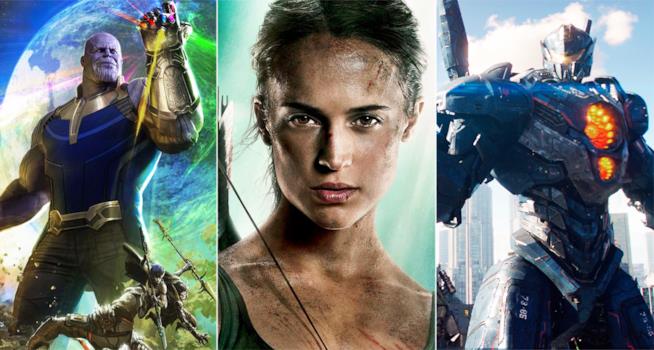 I film più attesi del 2018 per IMDb Infinity War, Tomb Raider e Pacific Rim 2