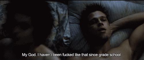 Marla Brad Pitt Fight Club Una scena di Marla e Tyler in Fight Club