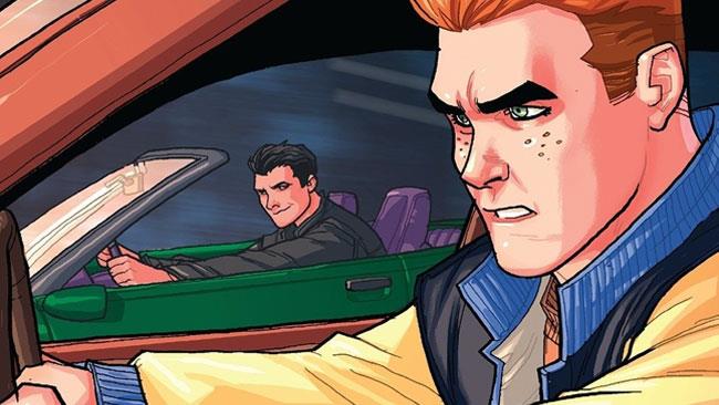 Archie 4: la recensione di Oltre il Limite Archie e Reggie in una gara automobilistica