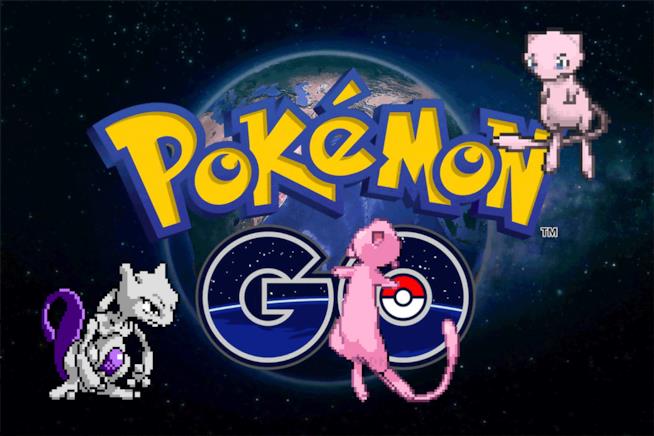 Pokémon GO, riferimenti ai Pokémon Leggendari appaiono nell'ultimo update Mew e Mewtwo volteggiano accanto al logo di Pokémon GO