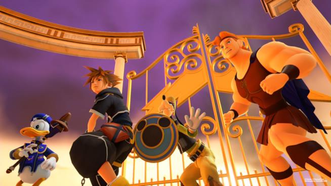 Kingdom Hearts 3, i mondi Disney presenti sono già stati rivelati tutti Il mondo di Hercules in Kingdom Hearts 3