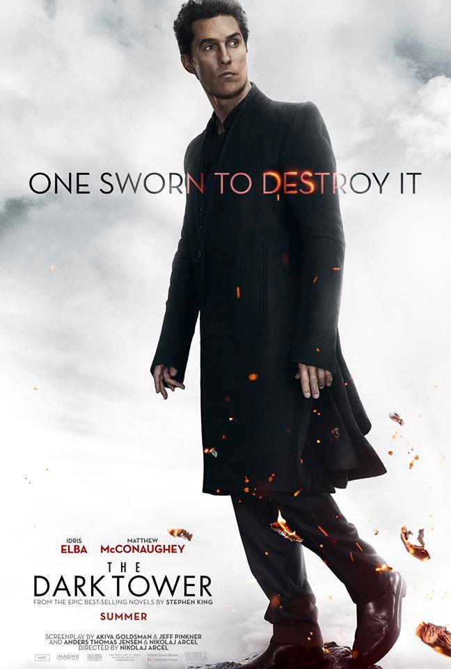 Torre Nera character posters: Uomo in Nero L'Uomo in Nero nel character poster a lui dedicato de La Torre Nera