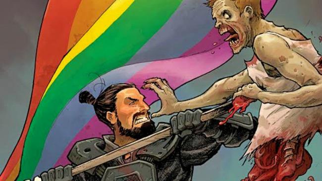 The Walking Dead e saldaPress celebrano l'Onda Pride 2019 con una variant cover arcobaleno La copertina variant di The Walking Dead 59