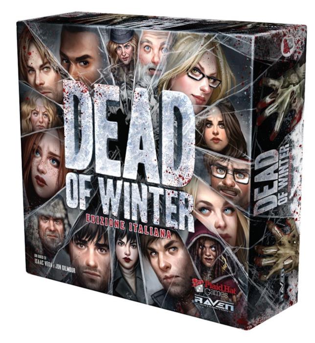 La confenzione di Dead of Winter La confezione italiana del gioco da tavolo Dead of Winter