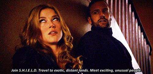 Bobbi e Hunter Bobbi fa ironia sullo Shield