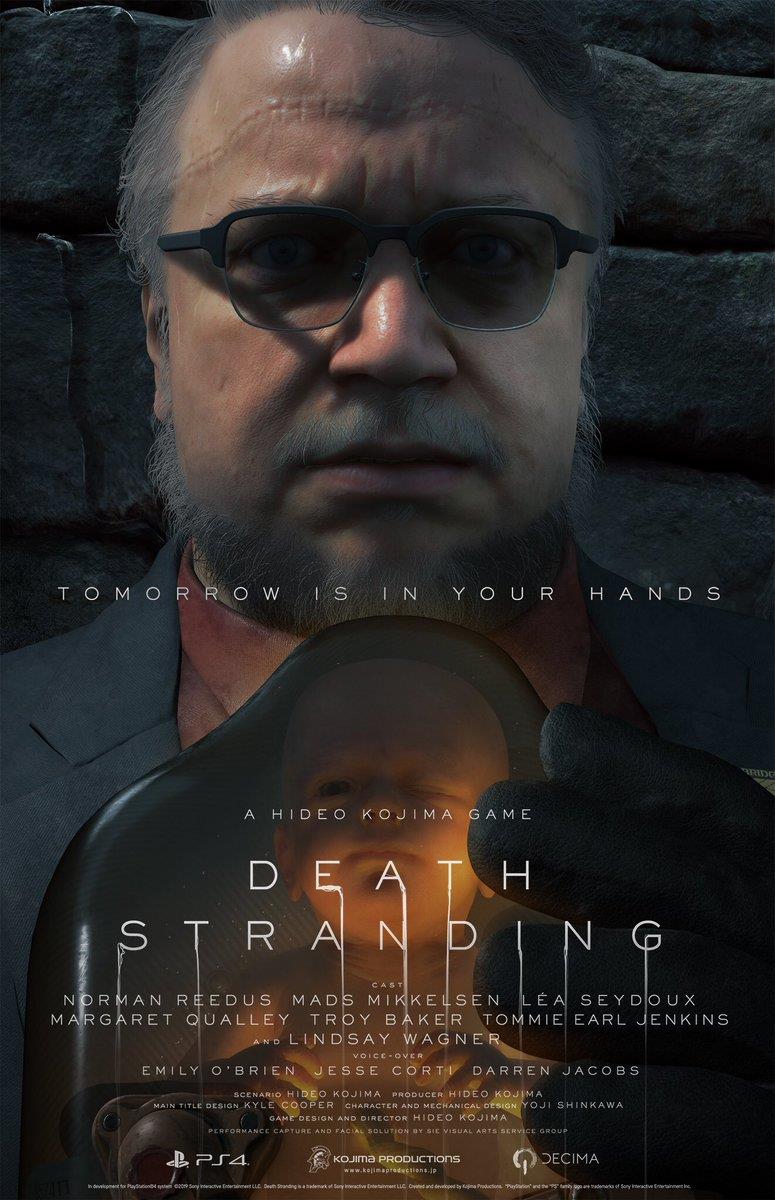 L'uscita ufficiale di Death Stranding su PS4 è fissata all'8 novembre di quest'anno Guillermo del Toro in Death Stranding
