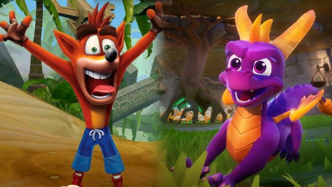 Crash e Spyro di nuovo insieme con un cofanetto delle loro Trilogy? Crash e Spyro nelle loro Trilogy