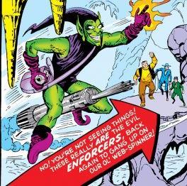 La prima apparizione di Goblin, l'acerrimo nemico di Spider-Man Cover di Amazing Spider-Man #14