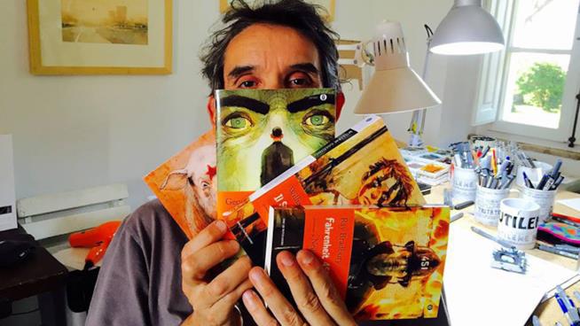 GIPI realizza 4 copertine illustrate per Oscar Mondadori GIPI mostra gli Oscar Mondadori da lui illustrati