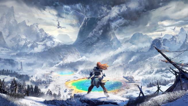 Horizon Zero Dawn, il DLC The Frozen Wilds uscirà il 7 novembre Aloy sulla copertina ufficiale di Horizon Zero Dawn: The Frozen Wilds