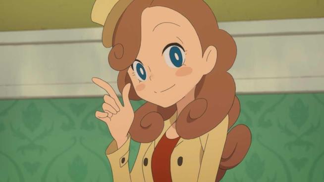 La recensione di Layton's Mystery Journey: Katrielle e il complotto dei milionari per 3DS, iOS e Android Un primo piano di Kat