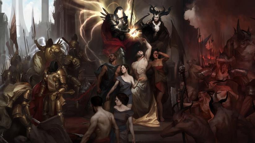 Diablo IV, nuovo video gameplay dedicato al Barbaro Lilith in un artwork di Diablo 4