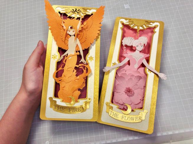 Card Captor Sakura artista ricrea le carte di Clow Sakura carte di Clow