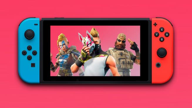 Fortnite su Switch si continuerà a giocare gratis Un'immagine di Fortnite su Nintendo Switch