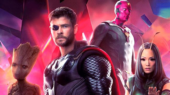 Avengers: Infinity War, spot TV con l'Ordine Nero e i poster dei team-up Thor insieme ai Guardiani della Galassia e Visione
