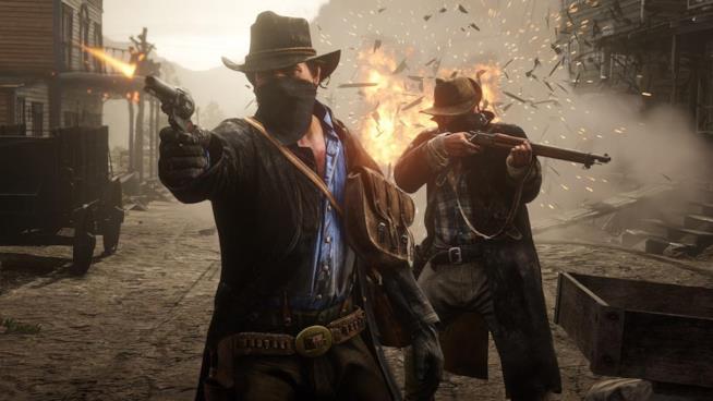 Red Dead Redemption 2, Rockstar Games presenta il criminale Dutch Van Der Linde Una furiosa sparatoria in Red Dead Redemption 2