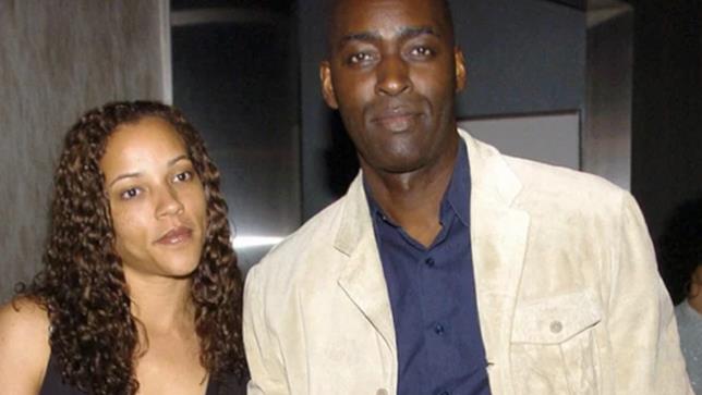 Michael Jace con la moglie Michael Jace e la moglie