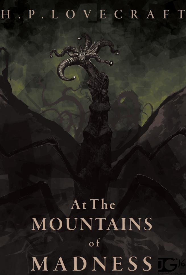 H.P. Lovecraft ha scritto il romanzo horror Le Montagne della Follia Le Montagne della Follia è stato scritto da H.P. Lovecraft