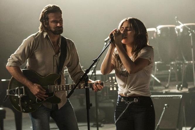 Lady Gaga e Bradley Cooper in A Star Is Born