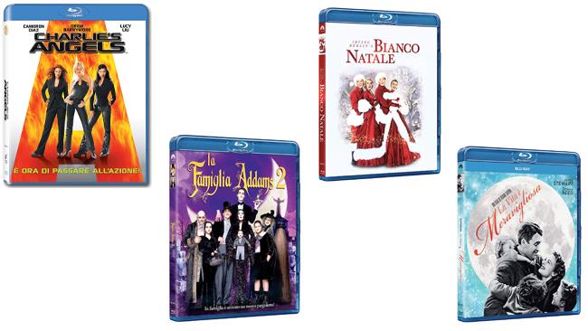 Charlie’s Angels, La famiglia Addams 2, Bianco Natale e La vita è meravigliosa: in edizione Home Video Charlie’s Angels, La famiglia Addams 2, Bianco Natale e La vita è meravigliosa in formato Blu-ray
