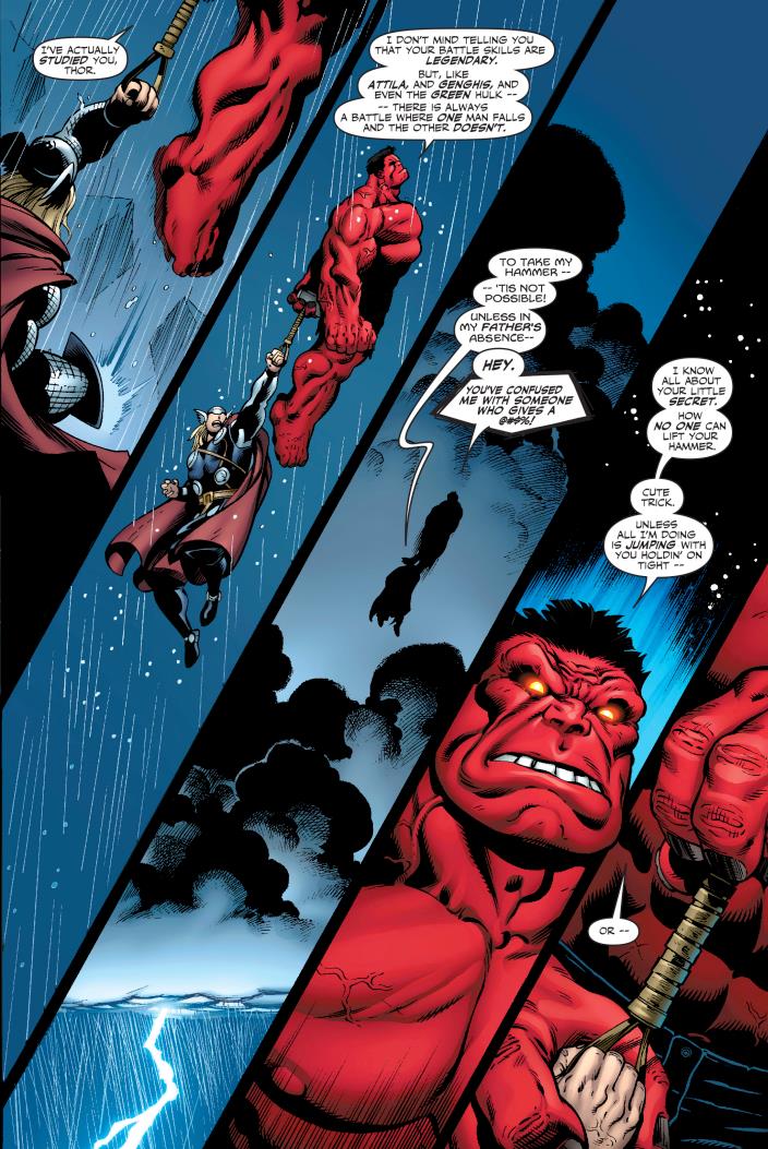 The Big Bang Theory, il martello di Thor Hulk Rosso contro Thor