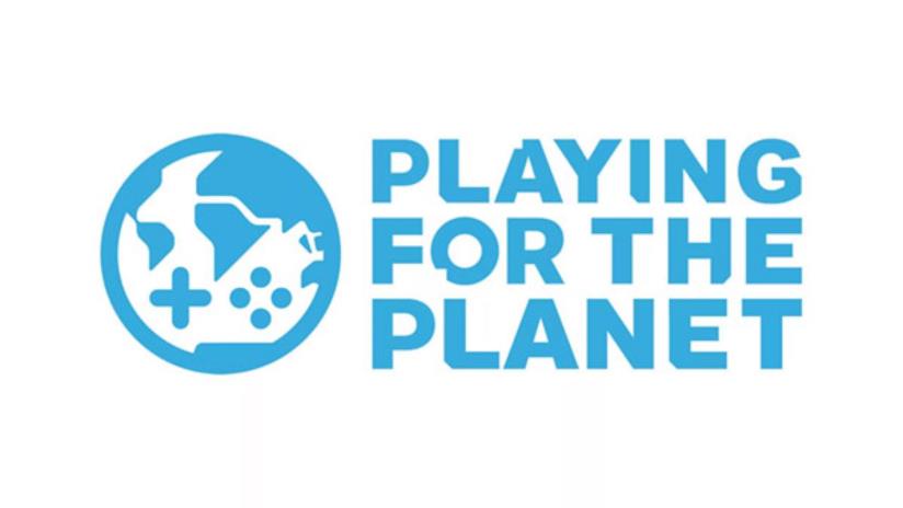 I big dei videogame sostengono Playing for the Plenent per lo sviluppo sostenibile Il logo dell'ente Playing for the Planet