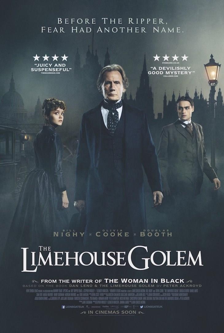 Il poster ufficiale di The Limehouse Golem Bill Nighy, Olivia Cooke e Douglas Booth nel poster ufficiale del film The Limehouse Golem