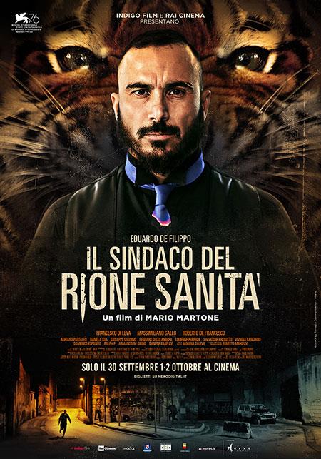 Il sindaco del Rione Sanità: il ritorno a Lido di Mario Martone Francesco di Leva nel poster de Il sindaco del Rione Sanità