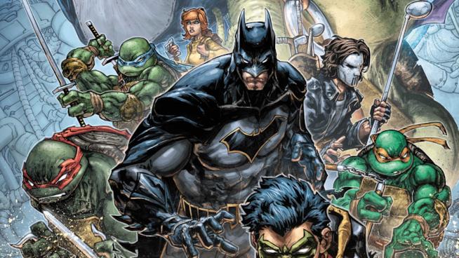 Batman e TMNT Tartarughe NInja e Batman
