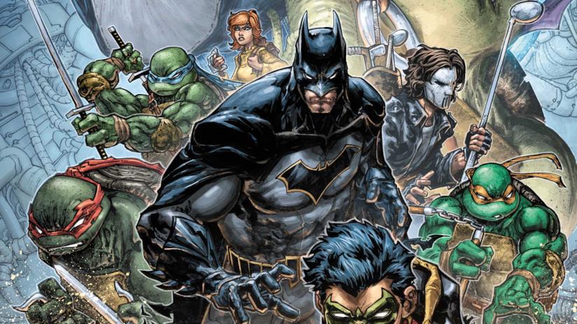 Batman e TMNT Tartarughe NInja e Batman
