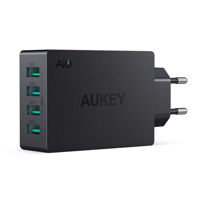 AUKEY Caricatore da Muro Portatile a 4 Porte in offerta per l'Amazon Prime Day AUKEY Caricatore da Muro Portatile a 4 Porte