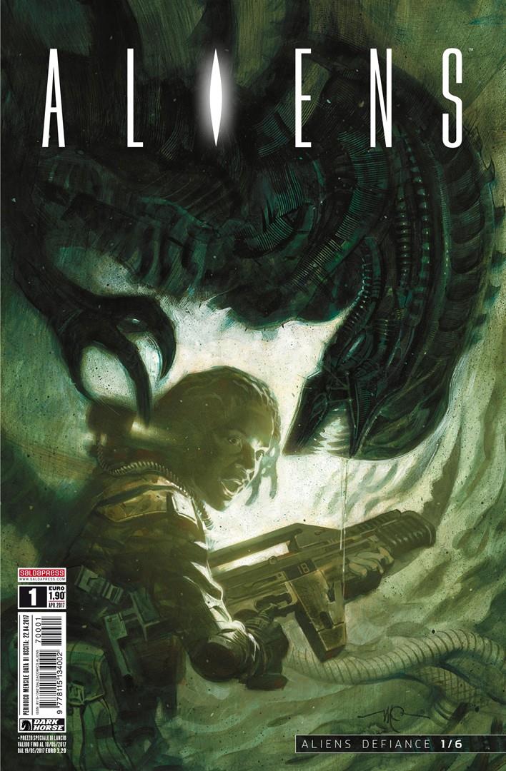 Cover di Aliens - Defiance Cover del fumetto Aliens - Defiance, dell'universo Alien a fumetti
