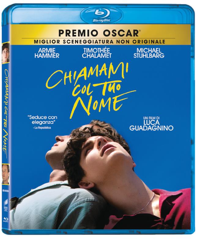 Chiamami col tuo nome Chiamami col tuo nome, Blu-ray