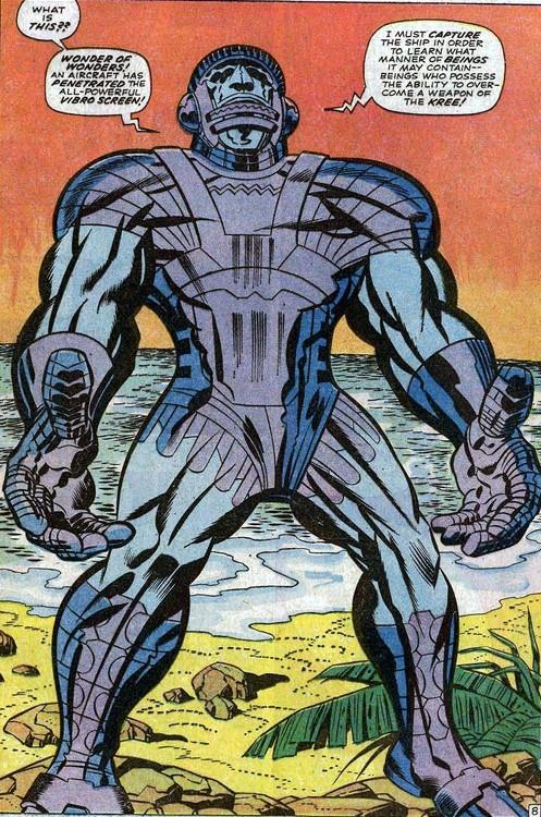 Un Kree Sentry L'immagine del robot antropomorfo dell'Impero Kree