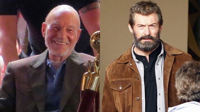 Wolverine 3, le nuove foto dal set con Hugh Jackman e Patrick Stewart Patrick Stewart e Hugh Jackman sul set di Wolverine 3
