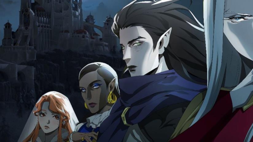 La recensione della terza stagione di Castlevania su Netflix Un'immagine di Carmilla e le sue sorelle