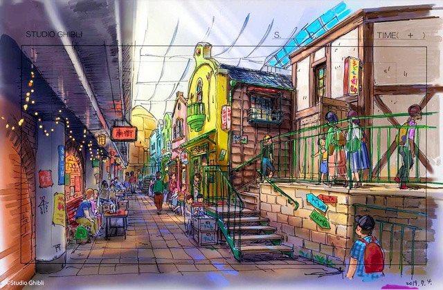 Studio Ghibli, l'area ristoro del parco ispirata a La città incantata L'area ristoro del parco trae ispirazione da La città incantata