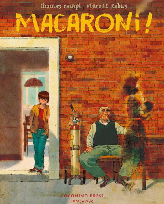 La cover del fumetto Macaroni! La copertina del fumetto Macaroni!
