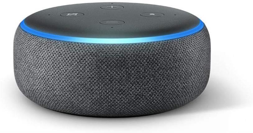 Amazon Echo Dot di terza generazione Immagine stampa di Amazon Echo Dot di terza generazione