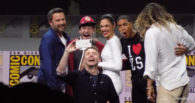 Il cast di Justice League al San Diego Comic-Con 2017 San Diego Comic-Con 2017, il cast di Justice League