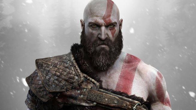Neca annuncia l'action figure di Kratos da God Of War Un primo piano di Kratos da God of War per PS4
